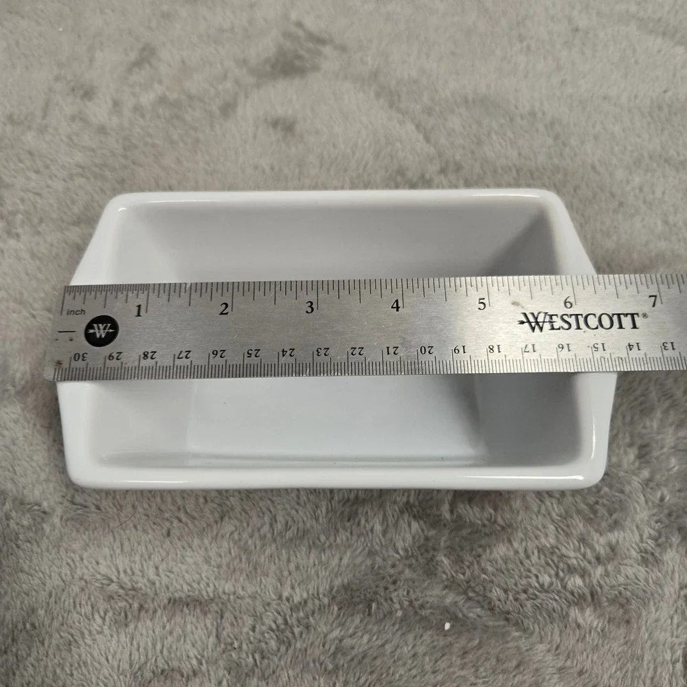Royal Norfolk Harvest Mini Loaf Pan White Ceramic Gather Pumpkin Sunflower 5in